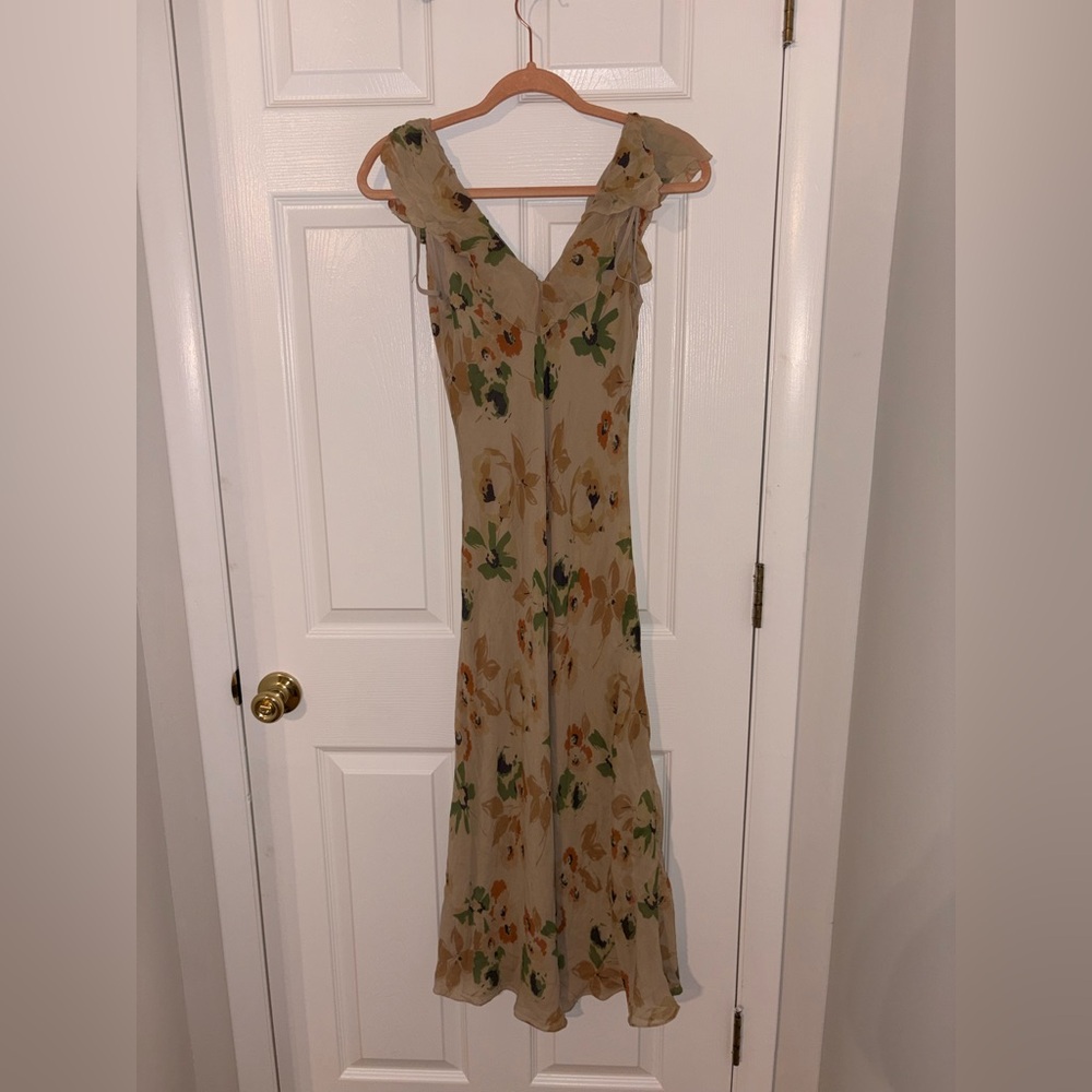 Polo Ralph Lauren midi 100% silk dress - Picture 3 of 5